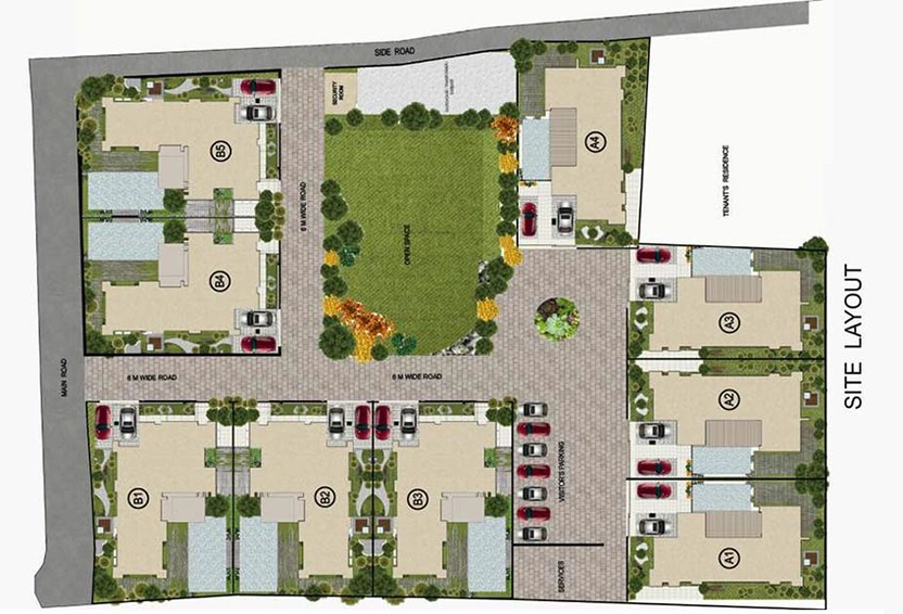 Master Plan of Gloden Woodwind Exclusive Residences in Benaulim, Goa - Image 234765