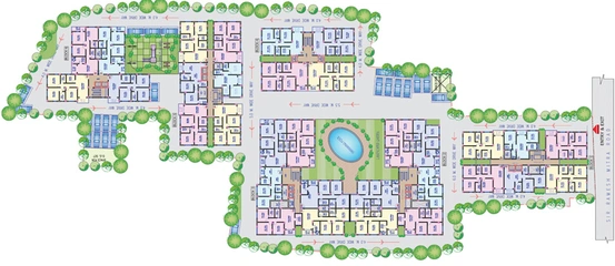 Master Plan of Aspirations Harmony in Rajarhat, Kolkata - Image 234146