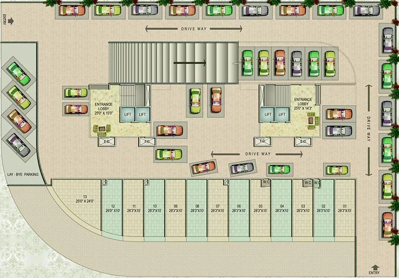 Master Plan of Paradise Sai Fortune in Ulwe, Navi Mumbai - Image 252676