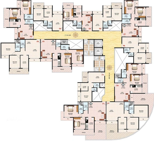 Floor Plan of KK Moreshwar in Ulwe, Navi Mumbai - Image 246309