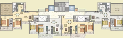 Floor Plan of Paradise Sai Sitara in Panvel, Navi Mumbai - Image 253176