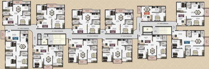 Floor Plan of Mythri Sapphire in Chikkakannalli, Bangalore - Image 124829