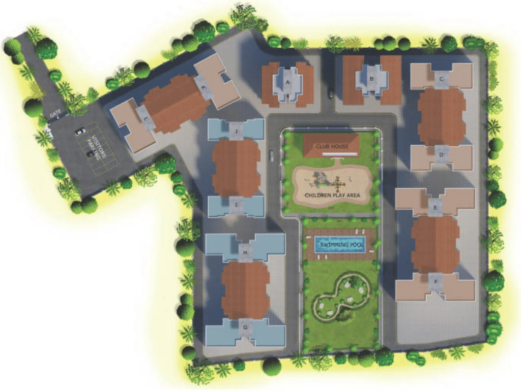 Master Plan of Vision Dream City Phase 2 in Kadamba Plateau, Goa - Image 352412