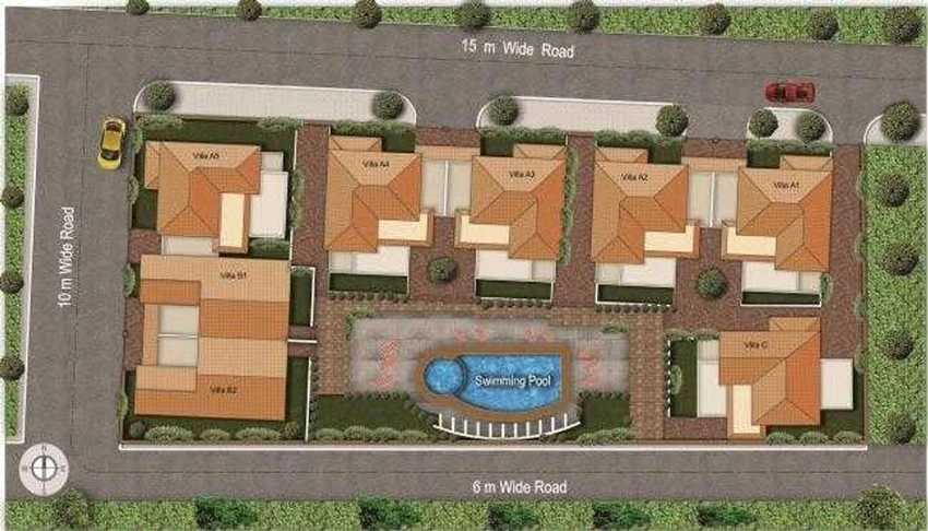 Master Plan of Vision Luxuria in Assagao, Goa - Image 339159