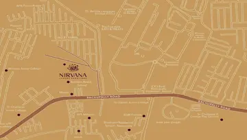 Location of Siddharth Nirvana - Image 124876