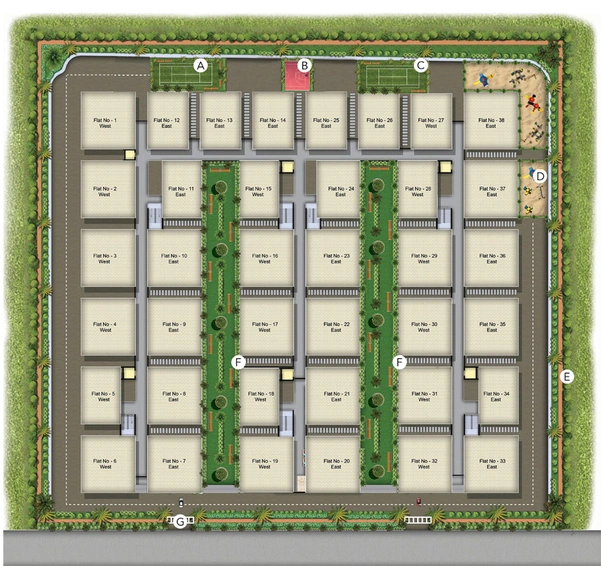 Master Plan of Siddharth Nirvana in Bachupally, Hyderabad - Image 124877