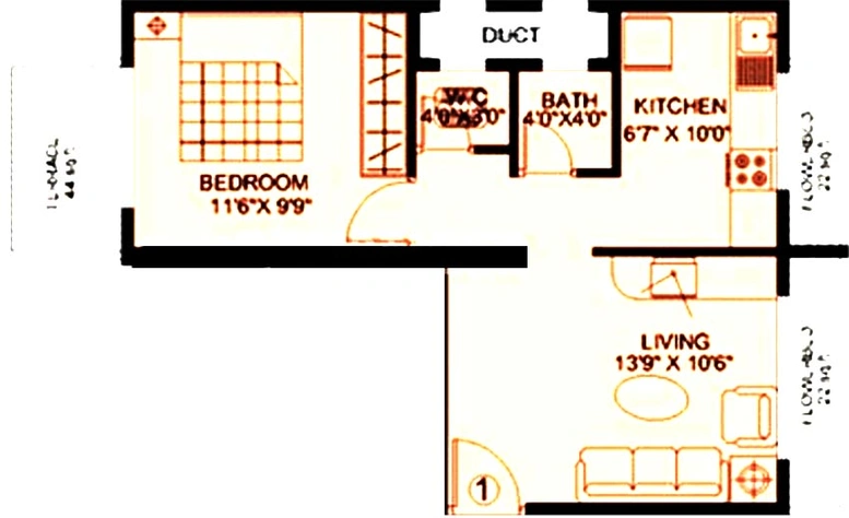 1 BHK Flat in Satyam Grande in Kharghar, Navi Mumbai - Image 842935