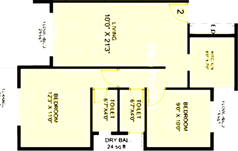 2 BHK Flat in Satyam Grande in Kharghar, Navi Mumbai - Image 842936
