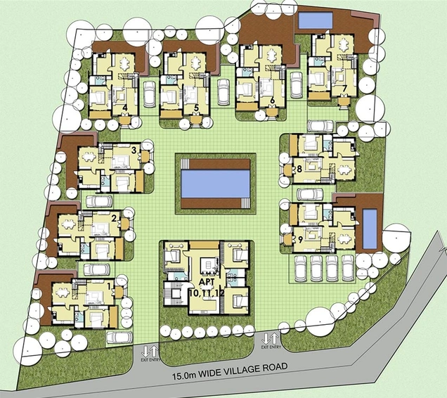 Master Plan of Ashray Belvederre in Pilerne, Goa - Image 232335