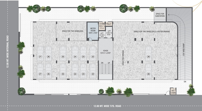 Master Plan of SR Greenvilla Bliss in Science City, Ahmedabad - Image 126292
