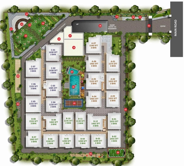 Master Plan of Mythri Signature in Doddakannelli, Bangalore - Image 124895