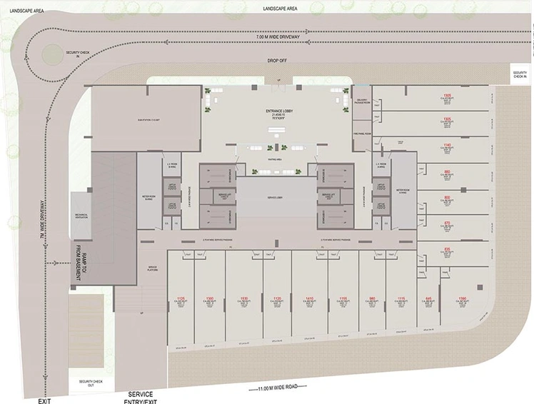 Master Plan of Platinum The Reserve in Kharghar, Navi Mumbai - Image 253827
