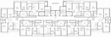 Floor Plan of Platinum Mansionz in Seawoods, Navi Mumbai - Image 253564