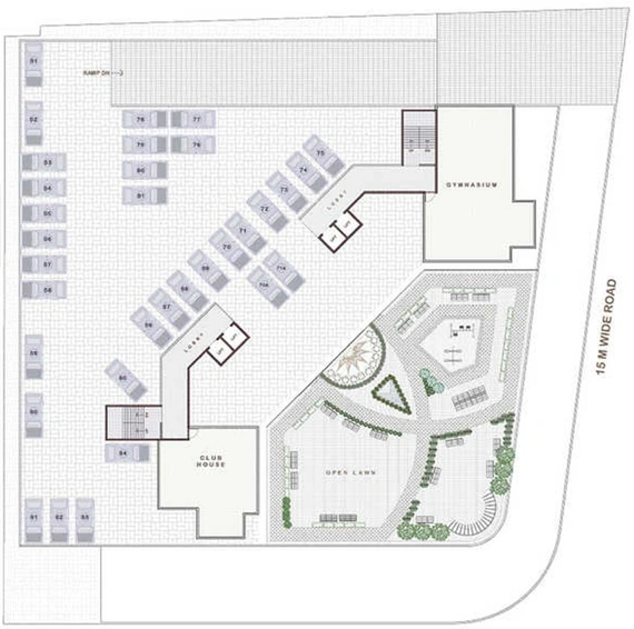 Master Plan of Platinum Avior in Roadpali, Navi Mumbai - Image 253500