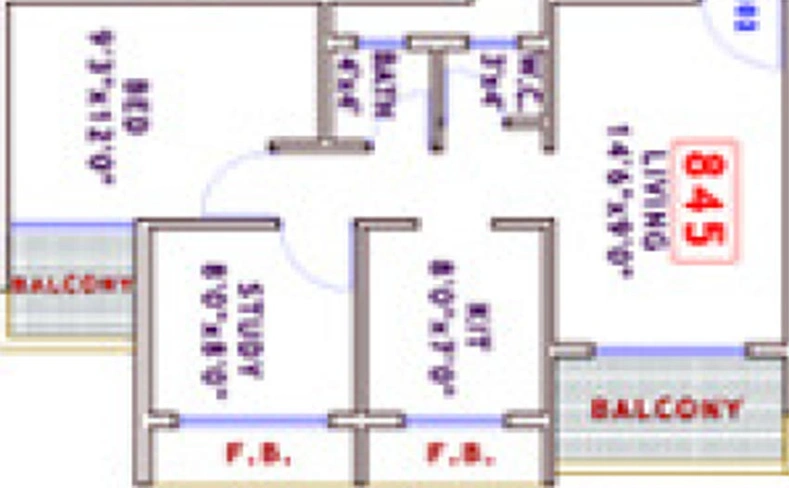 1.5 BHK Flat in Platinum Liviano in Kamothe, Navi Mumbai - Image 841095