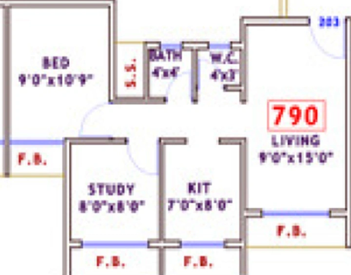 1.5 BHK Flat in Platinum Liviano in Kamothe, Navi Mumbai - Image 846721