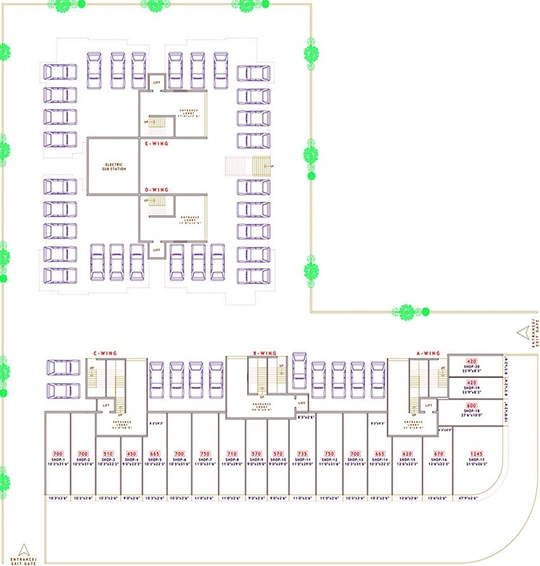 Master Plan of Platinum Liviano in Kamothe, Navi Mumbai - Image 253653