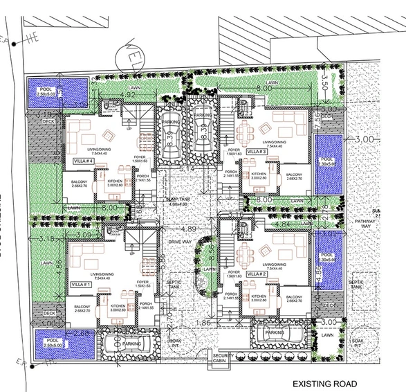 Master Plan of Bennet Casa Braga in Assagao, Goa - Image 233088