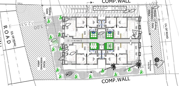 Master Plan of Bennet Grosvenor House in Assagao, Goa - Image 233149