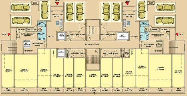 Master Plan of National Trinity Paradise in Shilphata, Thane - Image 244782