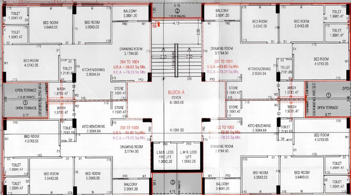 Floor Plan of Map Celebration in Science City, Ahmedabad - Image 126299