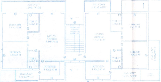 Floor Plan of Manas Country in Tiswadi, Goa - Image 235523