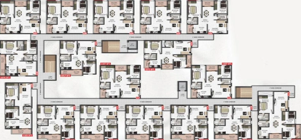 Floor Plan of Mythri Sunshine in Rampura, Bangalore - Image 127307