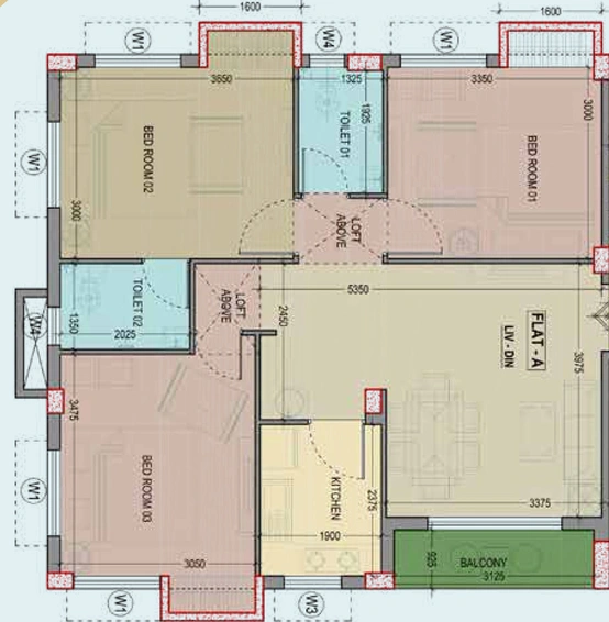 3 BHK Flat in Sun Glee in Kasba, Kolkata - Image 838056
