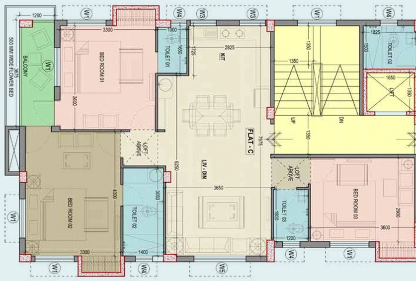 3 BHK Flat in Sun Glee in Kasba, Kolkata - Image 838057