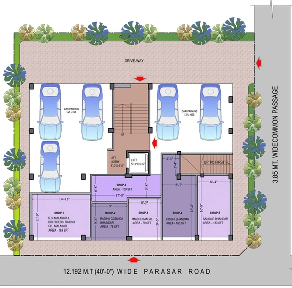 Master Plan of Sun Lake Residency in Kalighat, Kolkata - Image 237377