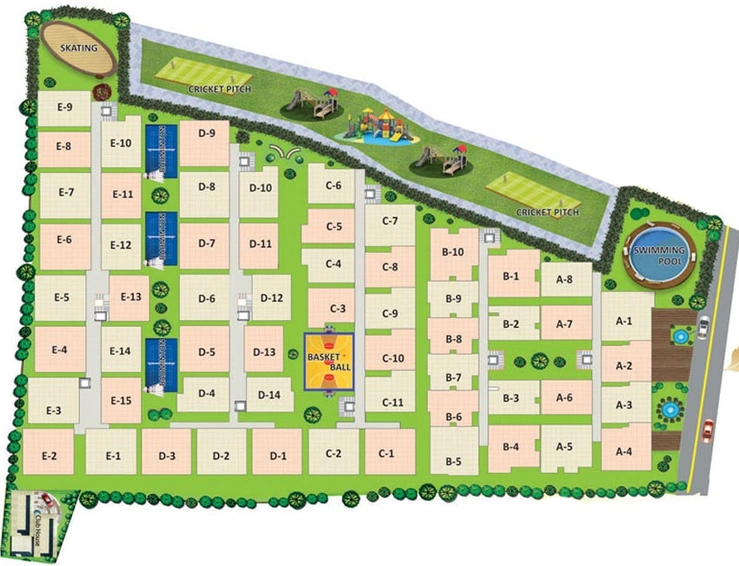 Master Plan of Grand Gandharva in Rajarajeshwari Nagar, Bangalore - Image 124944