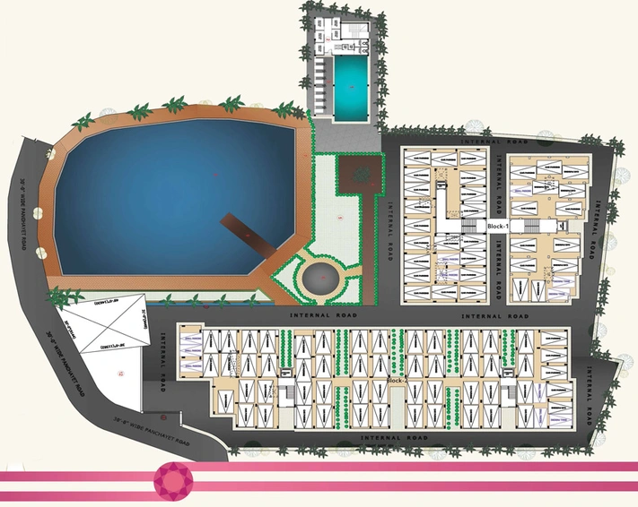 Master Plan of Realtech Maya Phase 1 in New Town, Kolkata - Image 238197
