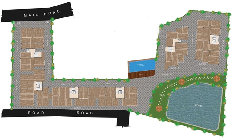 Master Plan of Realtech Bela in Rajarhat, Kolkata - Image 238135