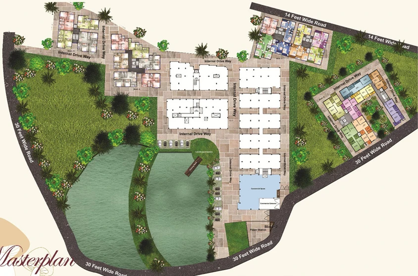 Master Plan of Realtech Maya Phase 2 in Rajarhat, Kolkata - Image 238207