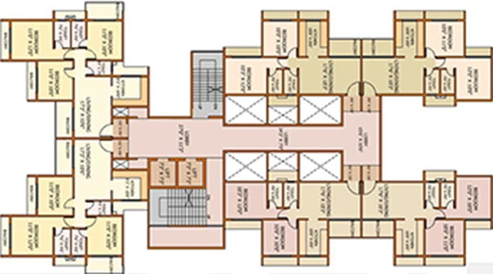 Floor Plan of National Marvel in Ulwe, Navi Mumbai - Image 247176