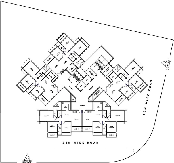 Master Plan of Progressive Meera Aangan in Ulwe, Navi Mumbai - Image 254140