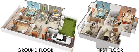 3 BHK House/Villa in Ruchi Lifescapes in Hoshangabad Road, Bhopal - Image 843896