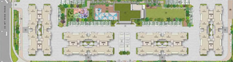 Master Plan of Adani Amogha in Shantigram, Ahmedabad - Image 128114