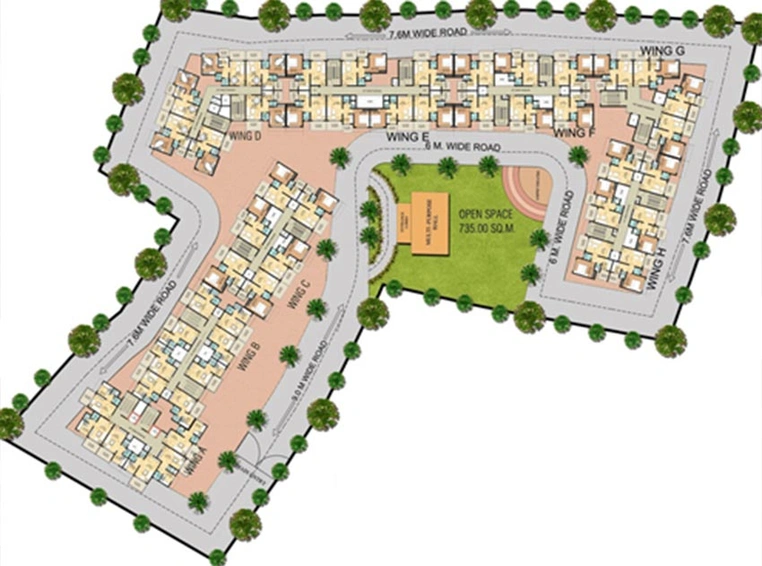Master Plan of Moraj Maa Smriti And Maa Shrishti in Khopoli, Navi Mumbai - Image 248912