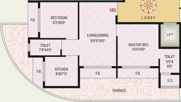 2 BHK Flat in Today Shree Smaran in Ulwe, Navi Mumbai - Image 848668