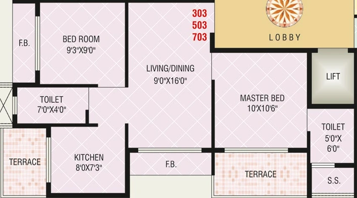 2 BHK Flat in Today Shree Smaran in Ulwe, Navi Mumbai - Image 848667