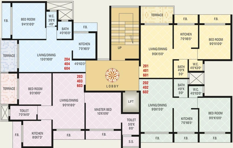 Floor Plan of Today Shree Smaran in Ulwe, Navi Mumbai - Image 258637