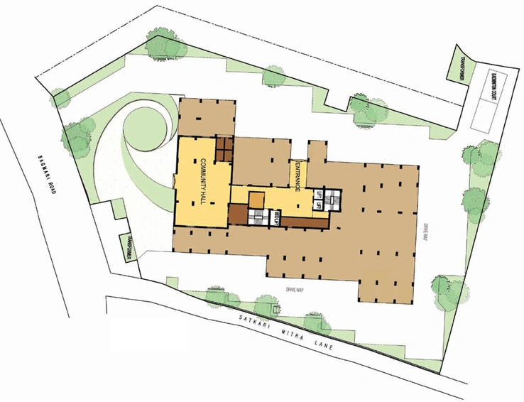 Master Plan of PS Rain Tree in Kankurgachi, Kolkata - Image 239728