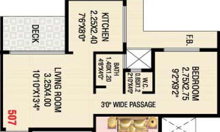 1 BHK Flat in Today Elite in Ulwe, Navi Mumbai - Image 844113
