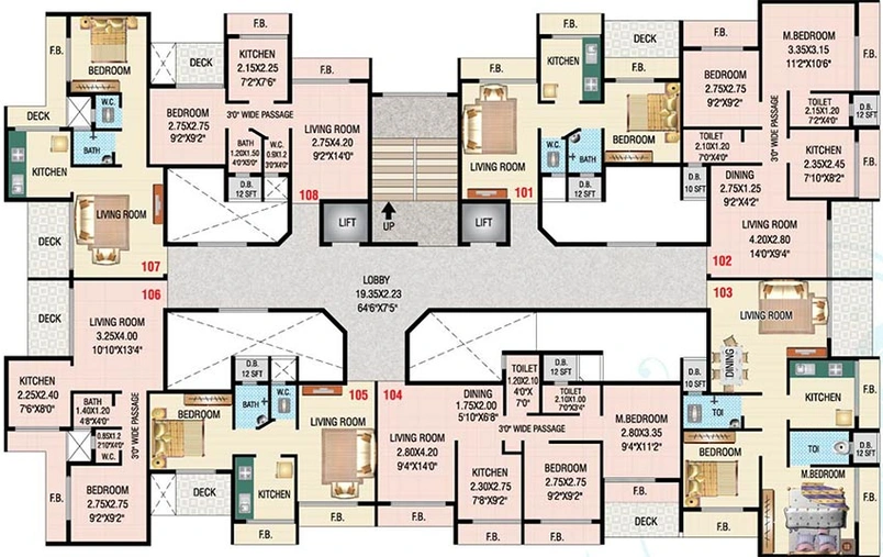Floor Plan of Today Elite in Ulwe, Navi Mumbai - Image 258372
