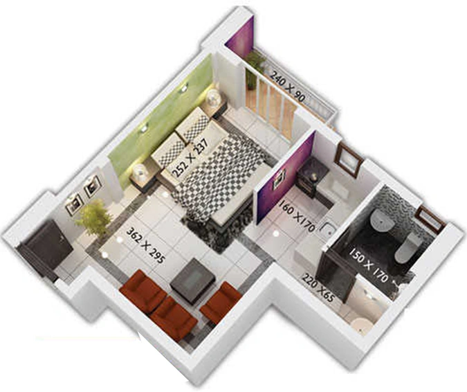 1 RK Flat in Shwas Tetra Core 22 in Aluva, Kochi - Image 843551