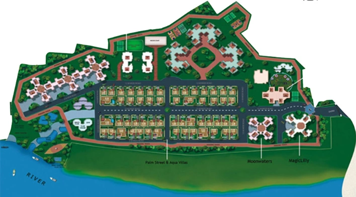 Master Plan of Shwas Emperor Pool Villas in Aluva, Kochi - Image 247038