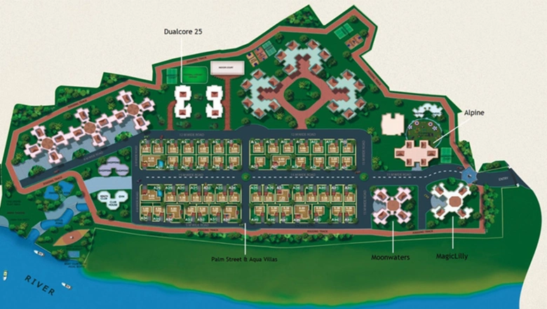 Master Plan of Shwas Alpine Suites in Aluva, Kochi - Image 246092
