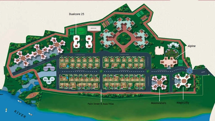 Master Plan of Shwas Aqua City in Aluva, Kochi - Image 247167