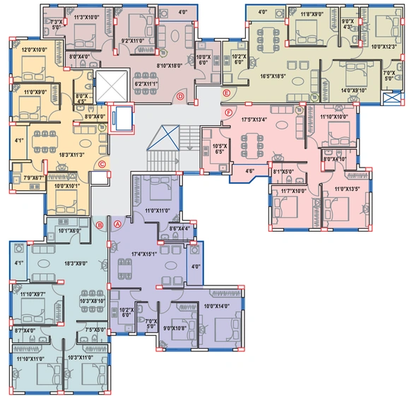 Floor Plan of PS Ixora in Rajarhat, Kolkata - Image 239707